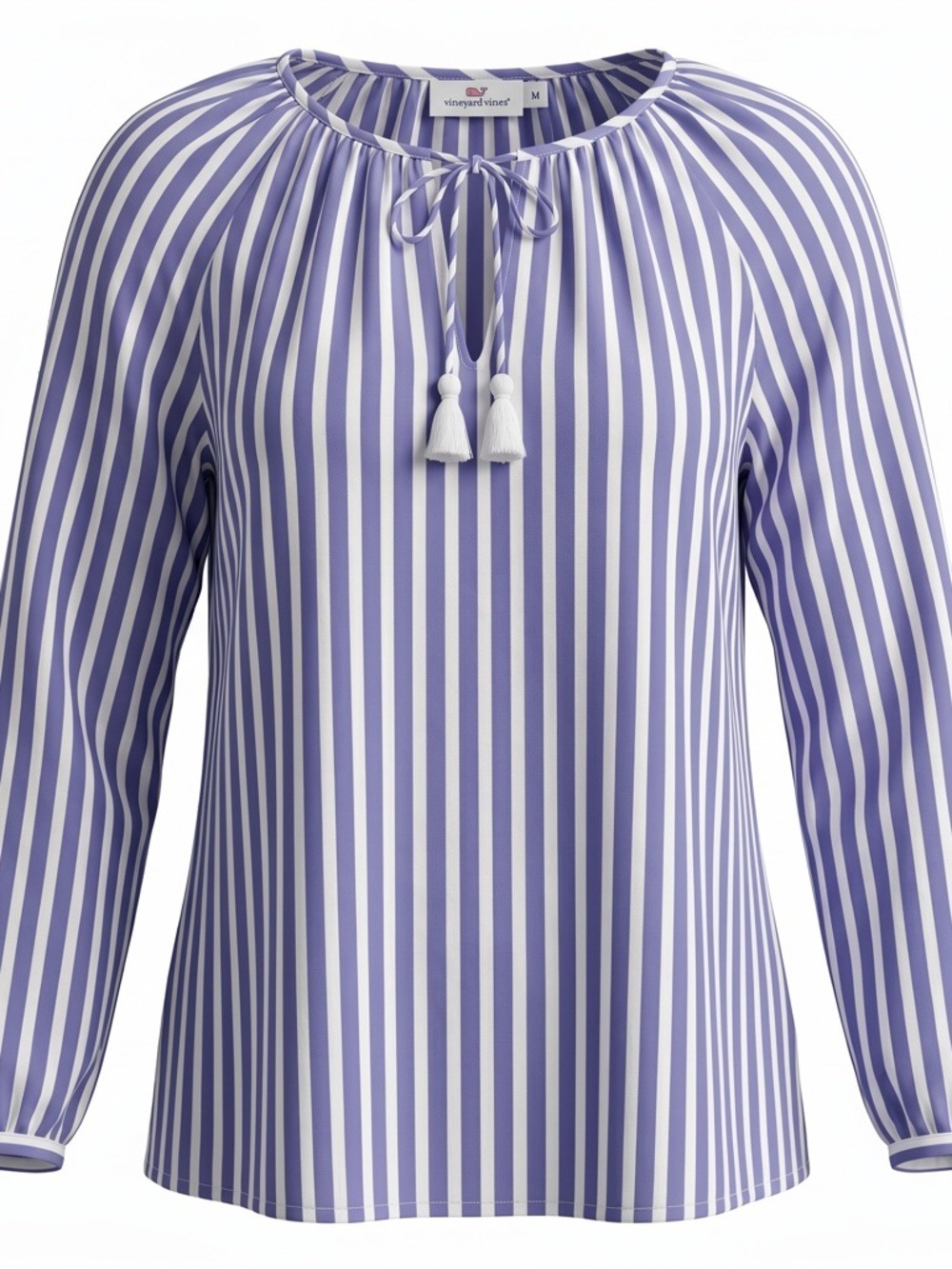 NWT Vineyard Vines Sail Stripe Savannah Popover Blouse Medium